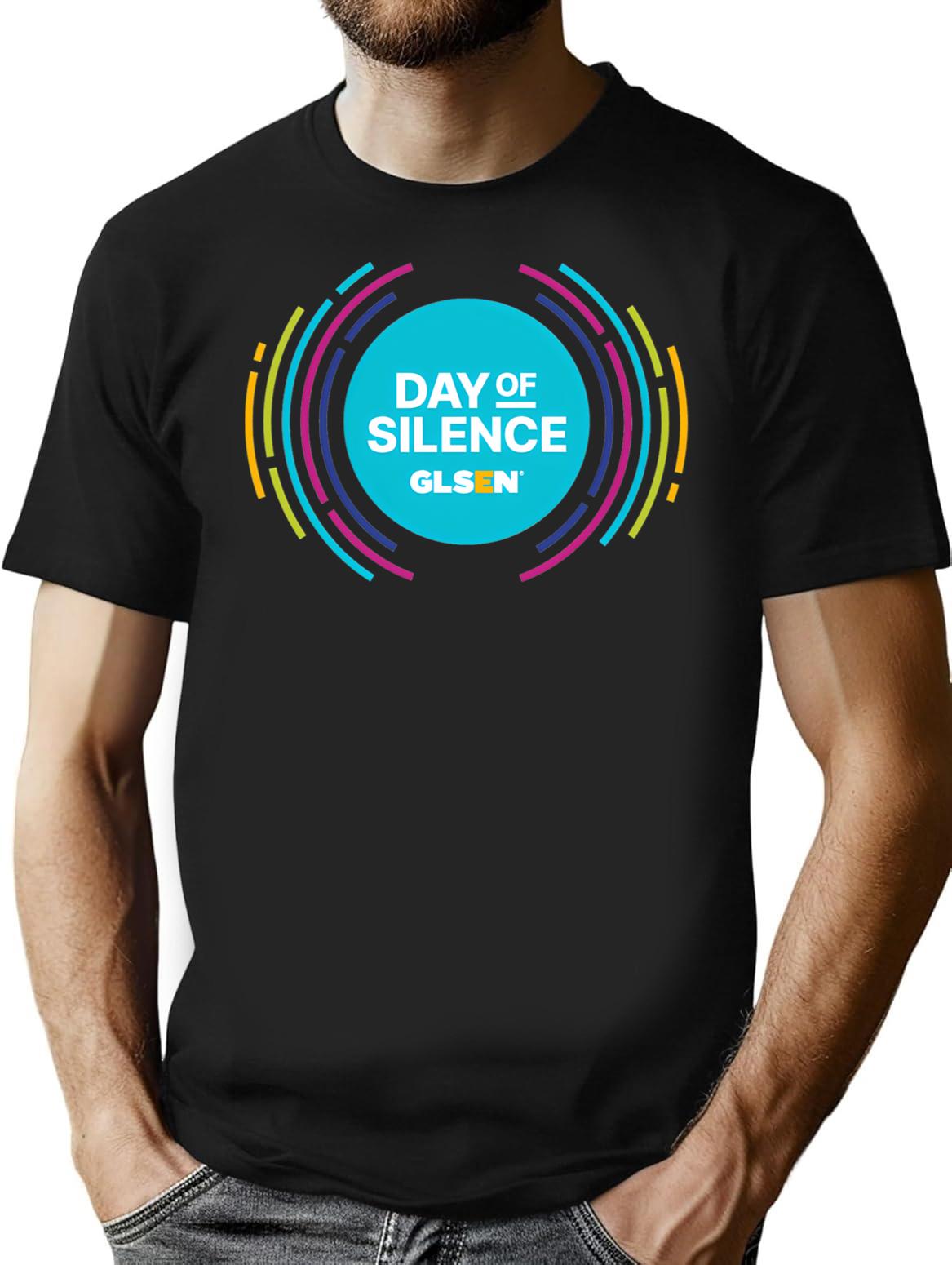 April 23Rd National Day Of Silence Graphic Glsen Minimalist Graphic T-Shirt - Unisex Streetwear Tee - Black