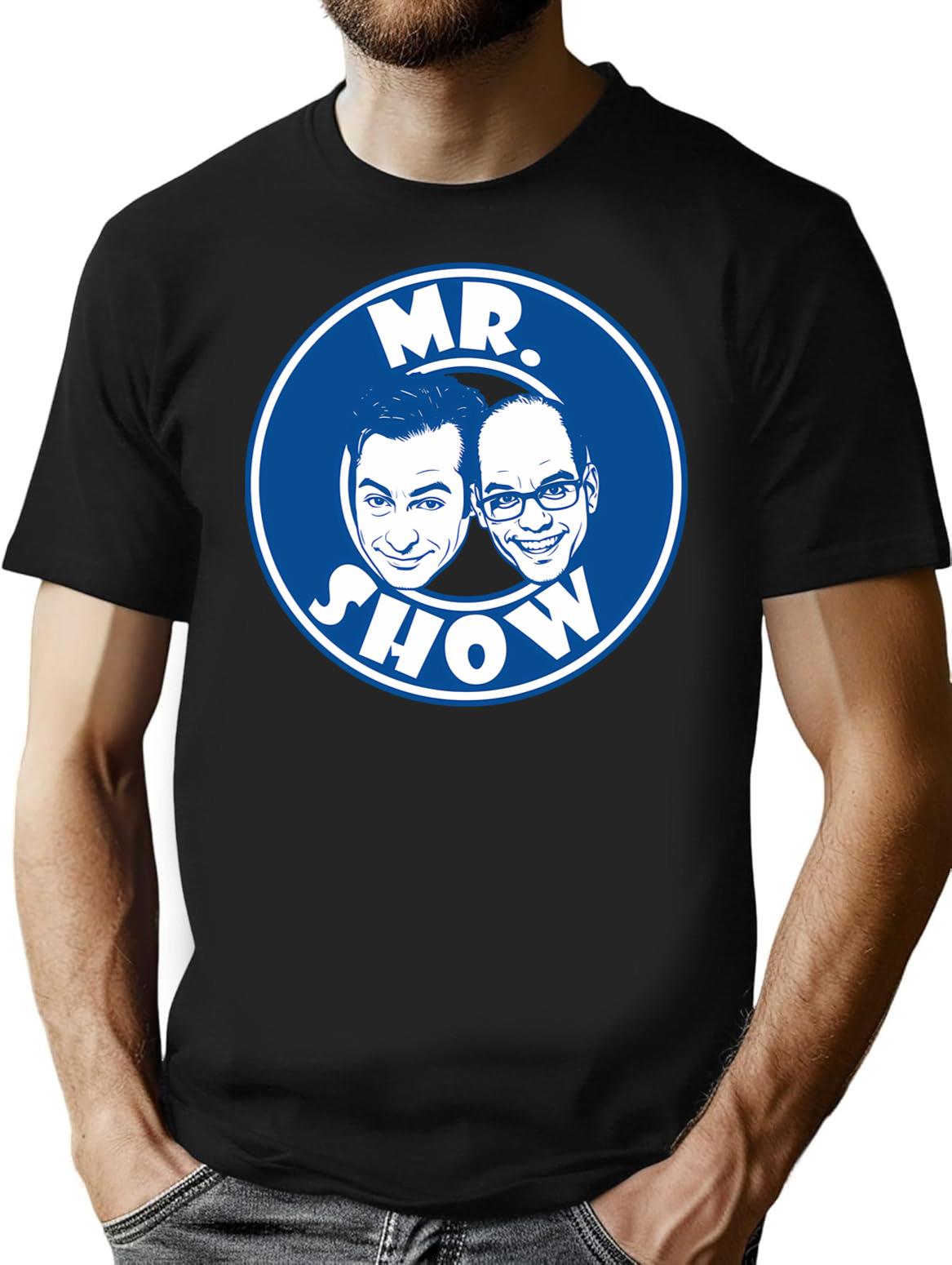 Bob And David - Mr Show Minimalist Graphic T-Shirt - Unisex Streetwear Tee - Black