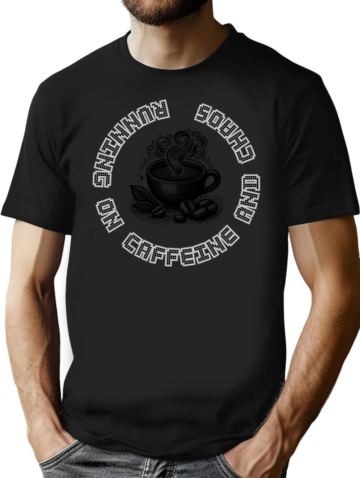 Coffee Lovers T-Shirt - Retro Graphic Tee for Men & Women - Black