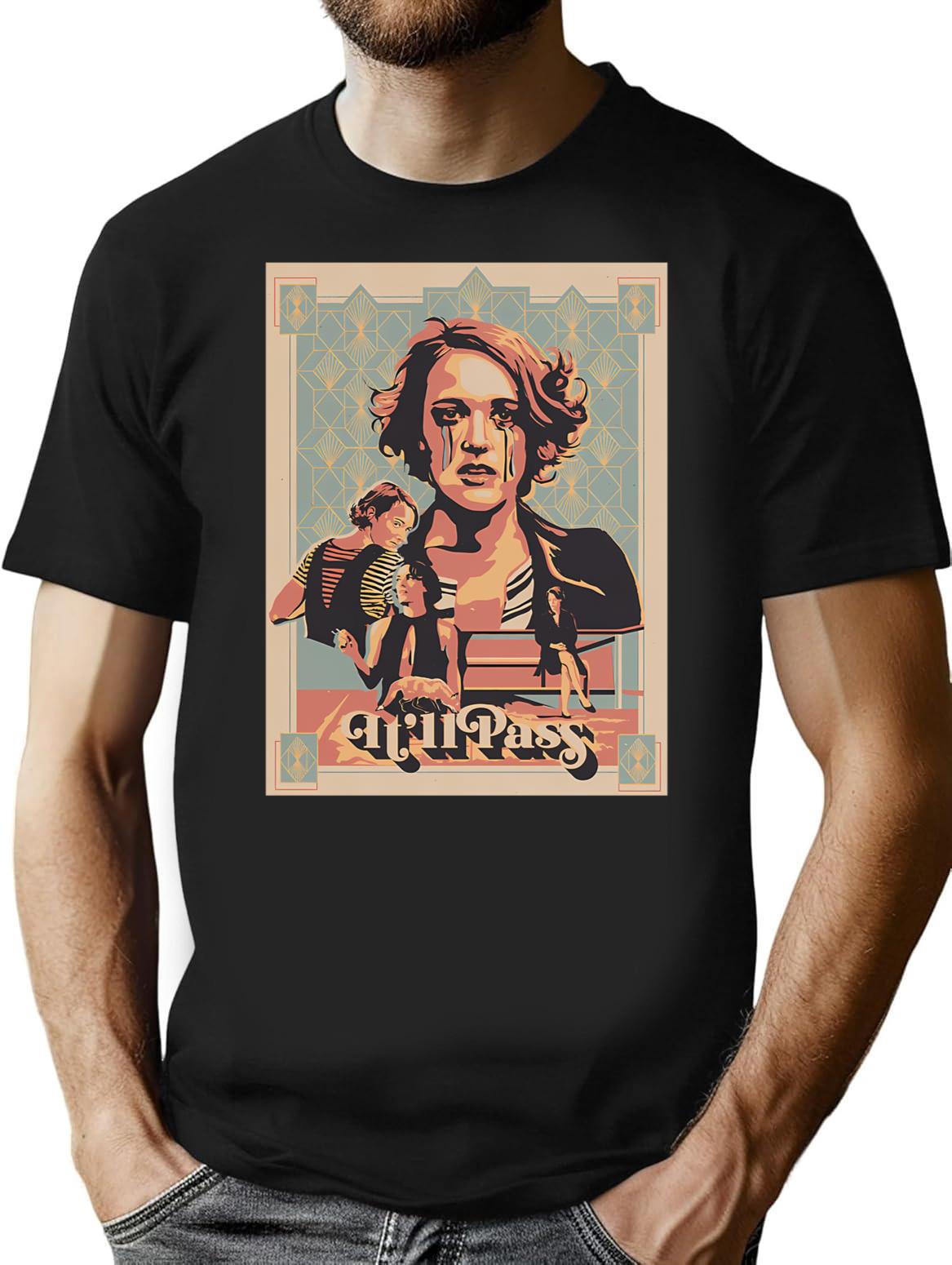 Dramatic Post T-Shirt - Retro Graphic Tee for Men & Women - Black