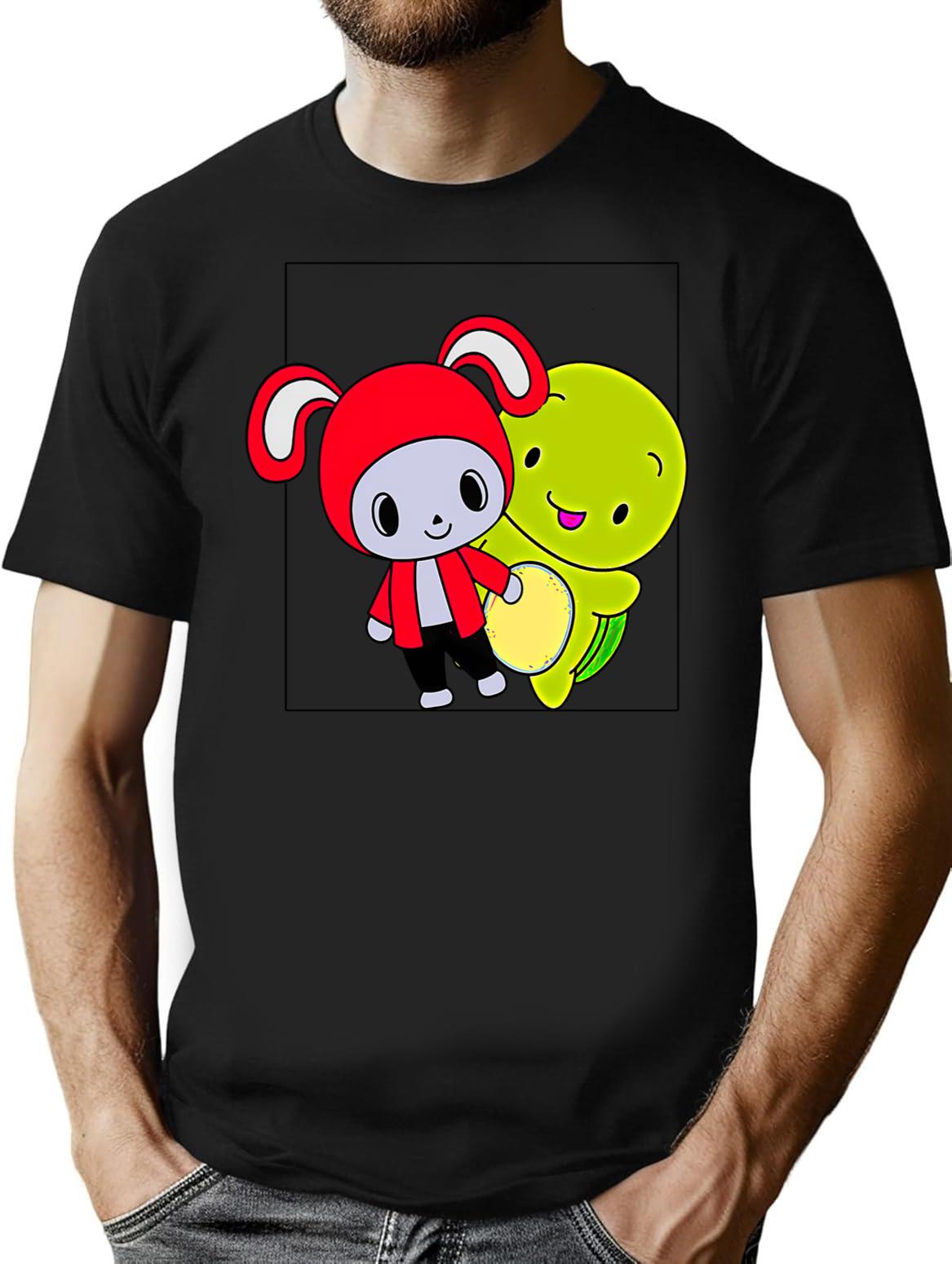 Jj Mikey Maizen Minimalist Graphic T-Shirt - Unisex Streetwear Tee - Black