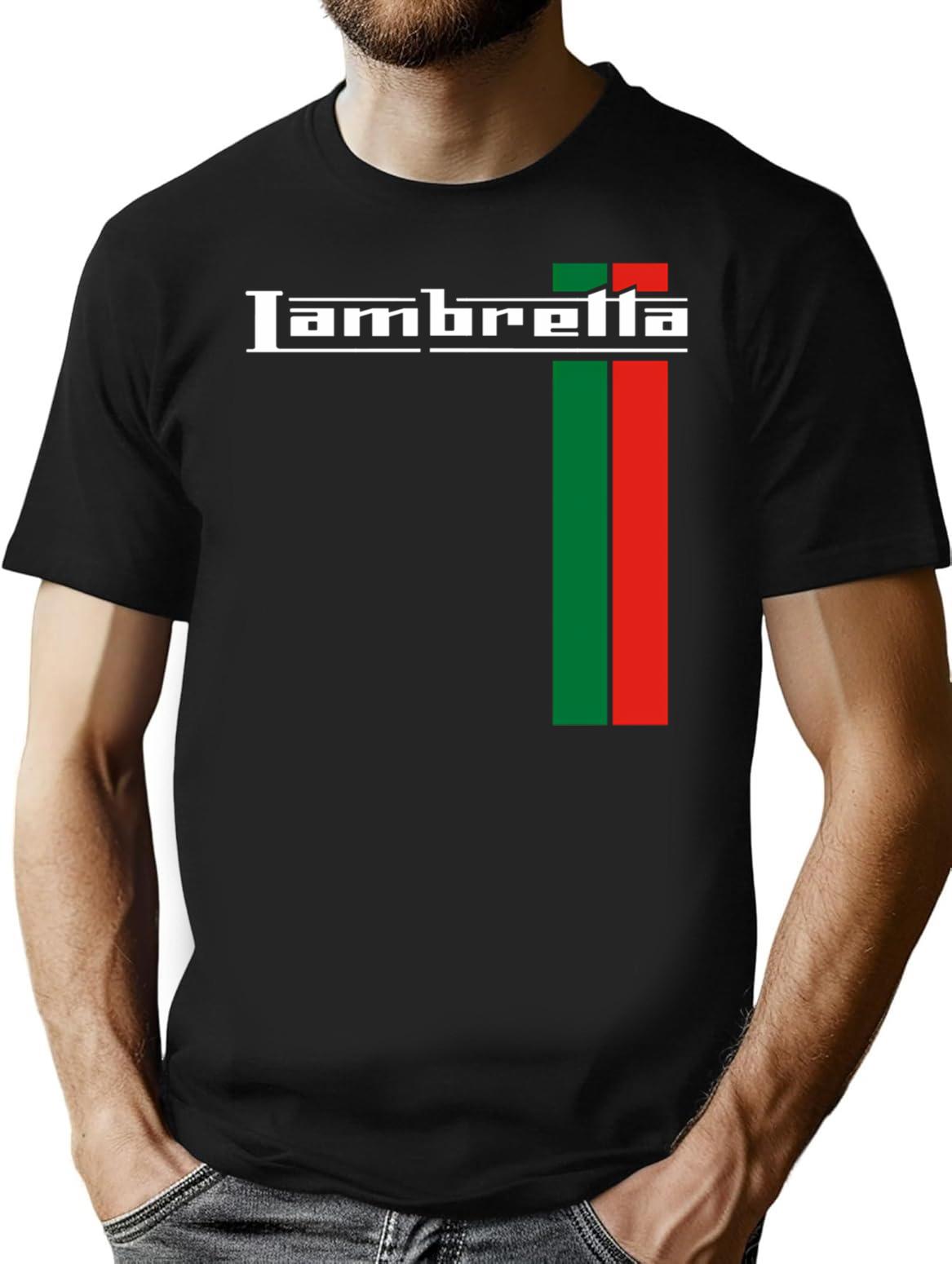 Lambrella Minimalist Graphic T-Shirt - Unisex Streetwear Tee - Black