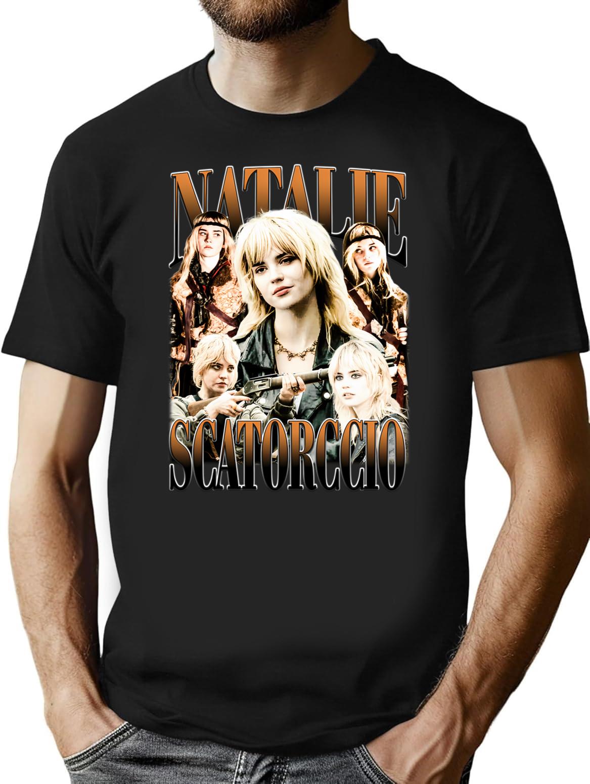 Natalie Yellowjackets T-Shirt for Men & Women, T-Shirts Graphic Tee - Black