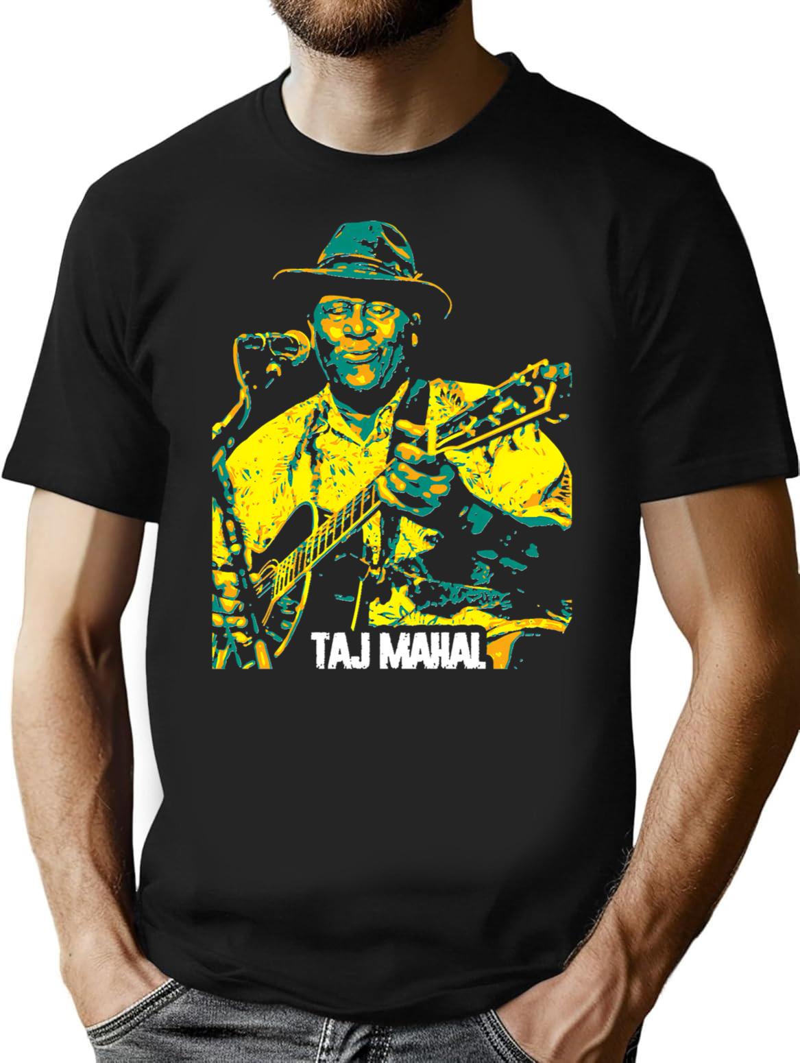Taj Mahal Musician.Henry Saint Claire Fredericks V2 Classic Minimalist Graphic T-Shirt - Unisex Streetwear Tee - Black