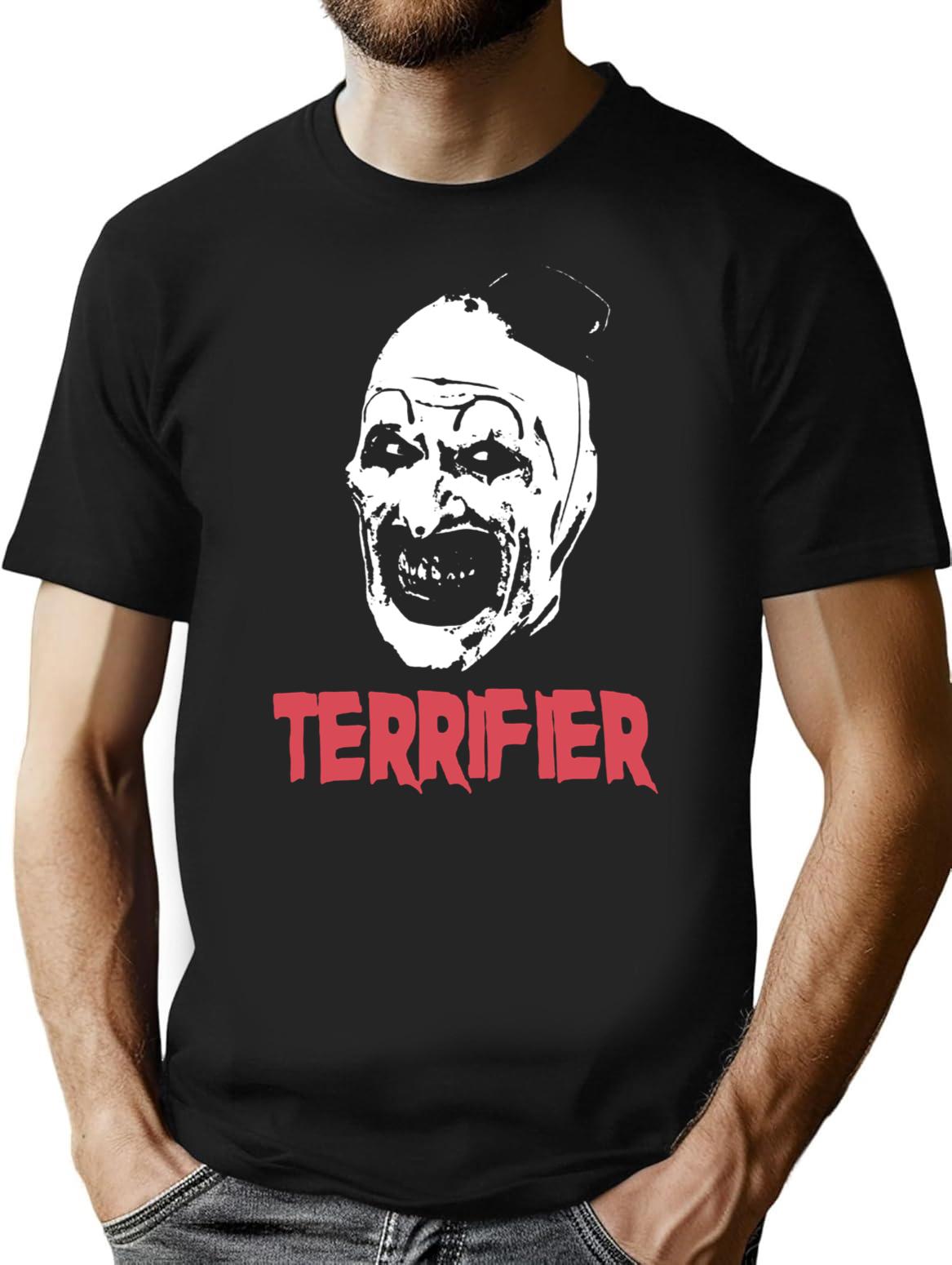 Terrifier Clown Classic Premium Heavyweight Cotton T-Shirt - Black