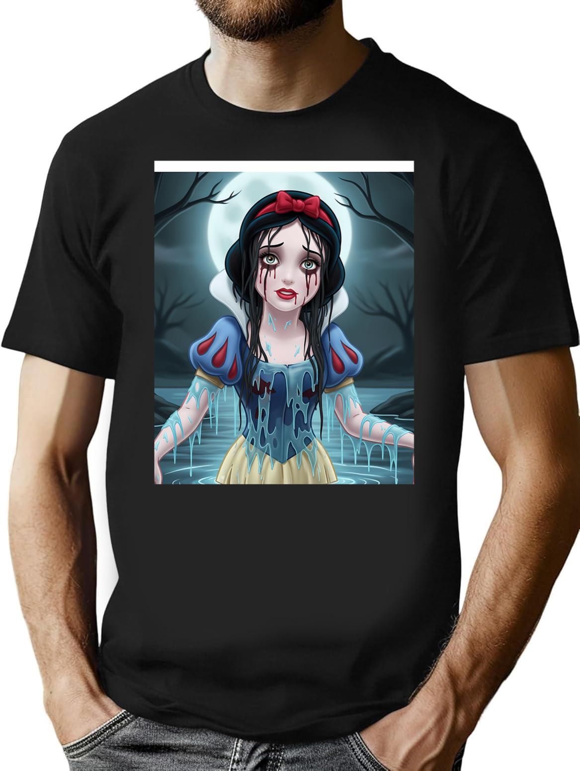 The Weeping Woman Of The White Woods T-Shirt for Men & Women, T-Shirts Graphic Tee - Black