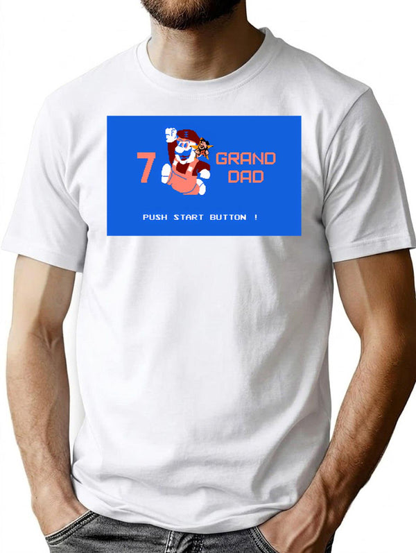 7 Grand Dad Joel Vinesauce Bootleg Graphic T-Shirt - White