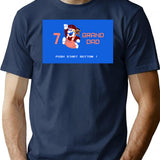 7 Grand Dad Joel Vinesauce Bootleg Graphic T-Shirt - Navy