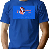 7 Grand Dad Joel Vinesauce Bootleg Graphic T-Shirt - Blue