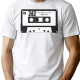 747 Bootleg Cassette Tape V1 Bootleg Graphic T-Shirt - White