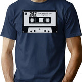 747 Bootleg Cassette Tape V1 Bootleg Graphic T-Shirt - Navy