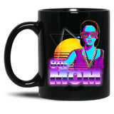80S Mom Black Coffee Mug, Gift Coffee Mug