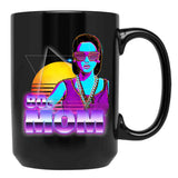 80S Mom Black Coffee Mug, Gift Coffee Mug - Black