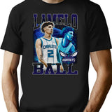 84 Lamelo Bootleg 90S Bootleg Graphic T-Shirt - Black