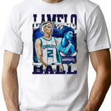 84 Lamelo Bootleg 90S Bootleg Graphic T-Shirt - White