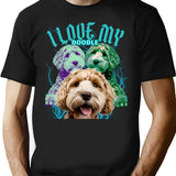 90 Bootleg Doodle Funny Retro Style Bootleg Graphic T-Shirt - Black