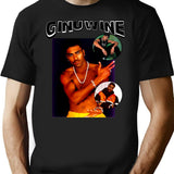 90S Ginuwine Bootleg Graphic T-Shirt - Black
