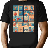 90S Playthings Bootleg Graphic T-Shirt - Black