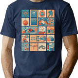 90S Playthings Bootleg Graphic T-Shirt - Navy