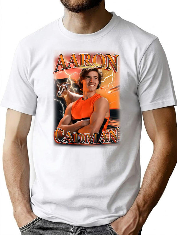 Aaron Cadman Bootleg Bootleg Graphic T-Shirt - White