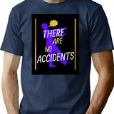 Accidents Flexis00 There Are No Accidents Bootleg Graphic T-Shirt - Navy