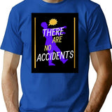 Accidents Flexis00 There Are No Accidents Bootleg Graphic T-Shirt - Blue