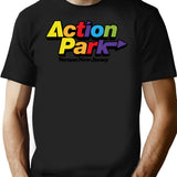 Action Park Vernon New Jersey Vintage Minimalist Graphic T-Shirt - Unisex Streetwear Tee - Black