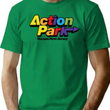 Action Park Vernon New Jersey Vintage Minimalist Graphic T-Shirt - Unisex Streetwear Tee - Green