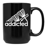 Addicted Baskets - Funny Disc Golf Black Coffee Mug, Gift Coffee Mug - Black