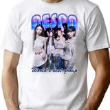 Aespa Bootleg Bootleg Graphic T-Shirt - White