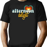 Afternoon Delight Time Minimalist Graphic T-Shirt - Unisex Streetwear Tee - Black