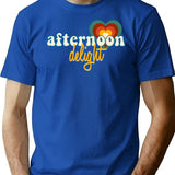 Afternoon Delight Time Minimalist Graphic T-Shirt - Unisex Streetwear Tee - Blue