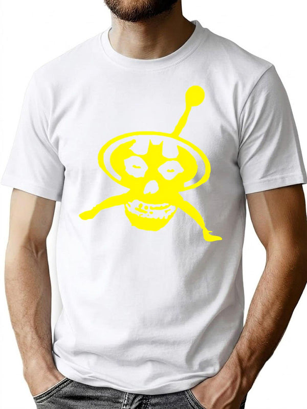 Airbatfiend Y Bootleg Graphic T-Shirt - White