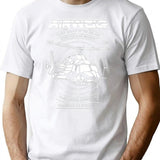 Airwolf Minimalist Graphic T-Shirt - Unisex Streetwear Tee - White