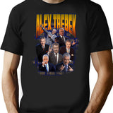 Alex Trebek Minimalist Graphic T-Shirt - Unisex Streetwear Tee - Black