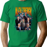Alex Trebek Minimalist Graphic T-Shirt - Unisex Streetwear Tee - Green