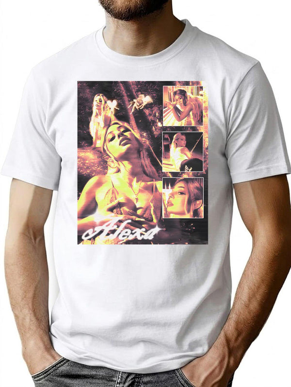 Alexa Demie Poster Euphoria Bootleg Graphic T-Shirt - White