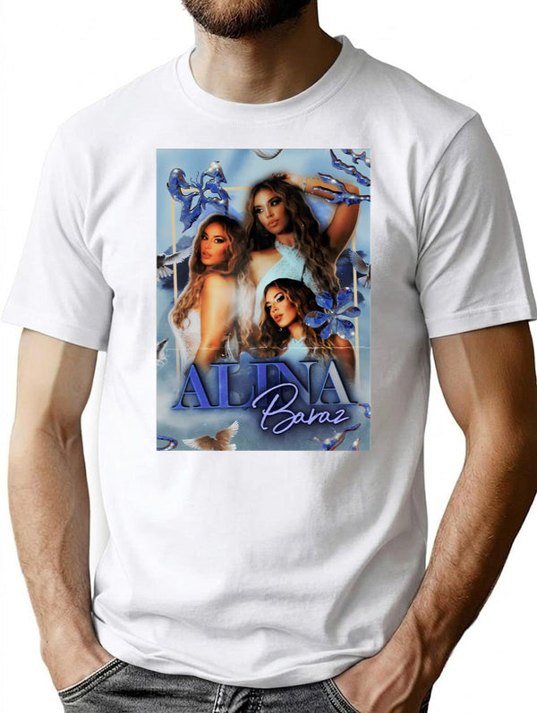 Alina Baraz Vintage Aesthetic Graphic Bootleg Graphic T-Shirt - White