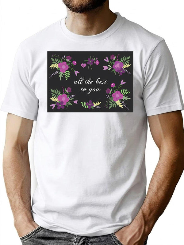 All The Best To You Bootleg Graphic T-Shirt - White