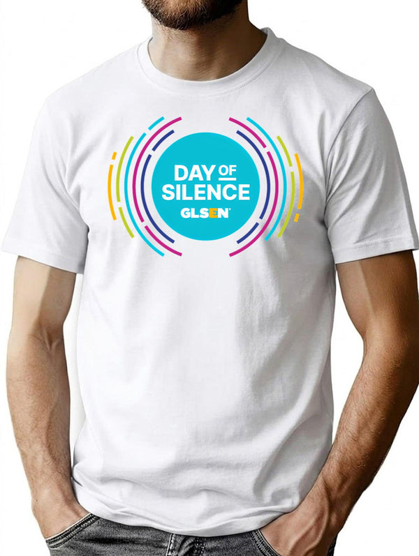 April 23Rd National Day Of Silence Graphic Glsen Minimalist Graphic T-Shirt - Unisex Streetwear Tee - White