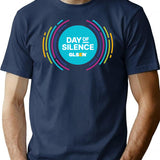 April 23Rd National Day Of Silence Graphic Glsen Minimalist Graphic T-Shirt - Unisex Streetwear Tee - Navy