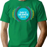 April 23Rd National Day Of Silence Graphic Glsen Minimalist Graphic T-Shirt - Unisex Streetwear Tee - Green