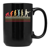 Arborist Chainsaw. Retro Style Tree Surgeon Black Coffee Mug, Gift Coffee Mug - Black