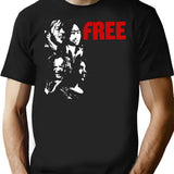Art Free Funny Gifts Boys Girls Vintage Minimalist Graphic T-Shirt - Unisex Streetwear Tee - Black