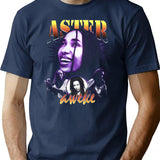 Aster Aweke Bootleg Graphic T-Shirt - Navy