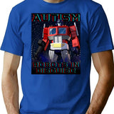 Autism Prime Bootleg Graphic T-Shirt - Blue
