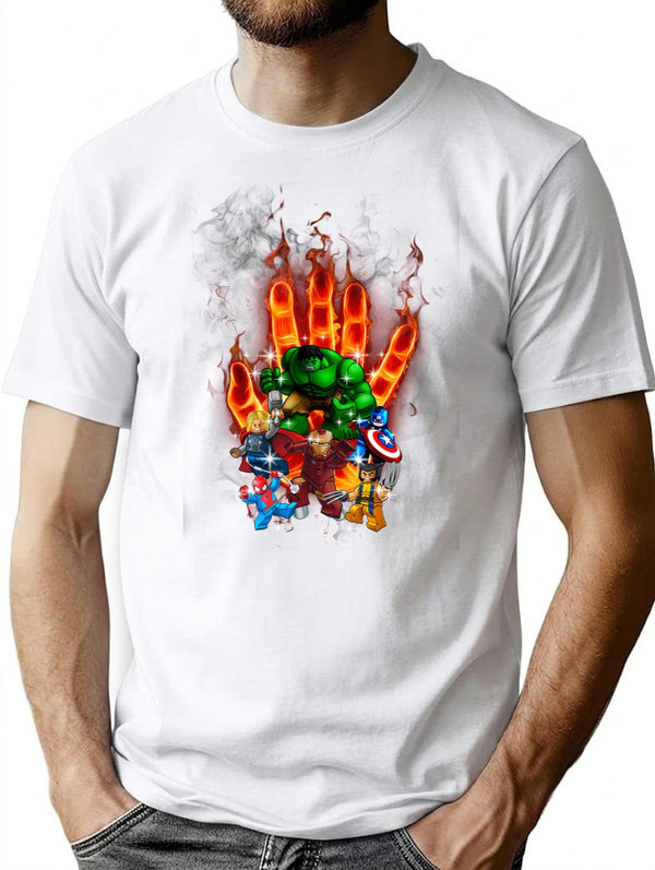 Avongers Bootleg Graphic T-Shirt - White