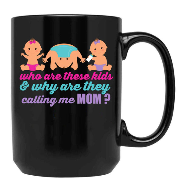 Bad Mom Funny Quote Bad Mom Club Black Coffee Mug, Gift Coffee Mug - Black