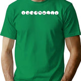 Ball Man Minimalist Graphic T-Shirt - Unisex Streetwear Tee - Green