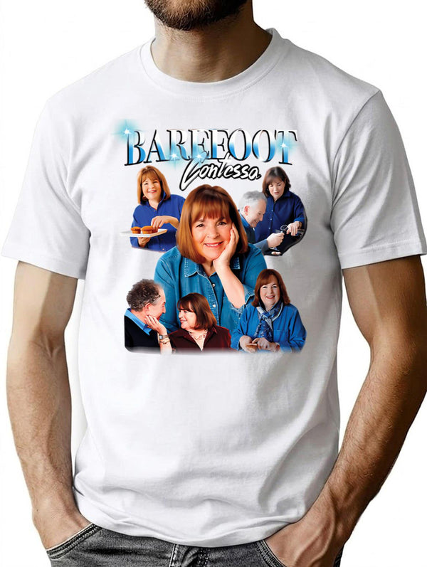 Barefoot Contessa Ina Garten 90S Bootleg Classic Bootleg Graphic T-Shirt - White